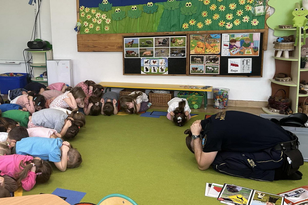 Zajęcia edukacyjne w przedszkolu.